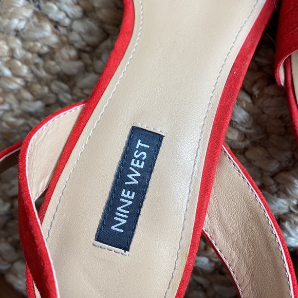 Nine West red shoes - Picture 5 of 7